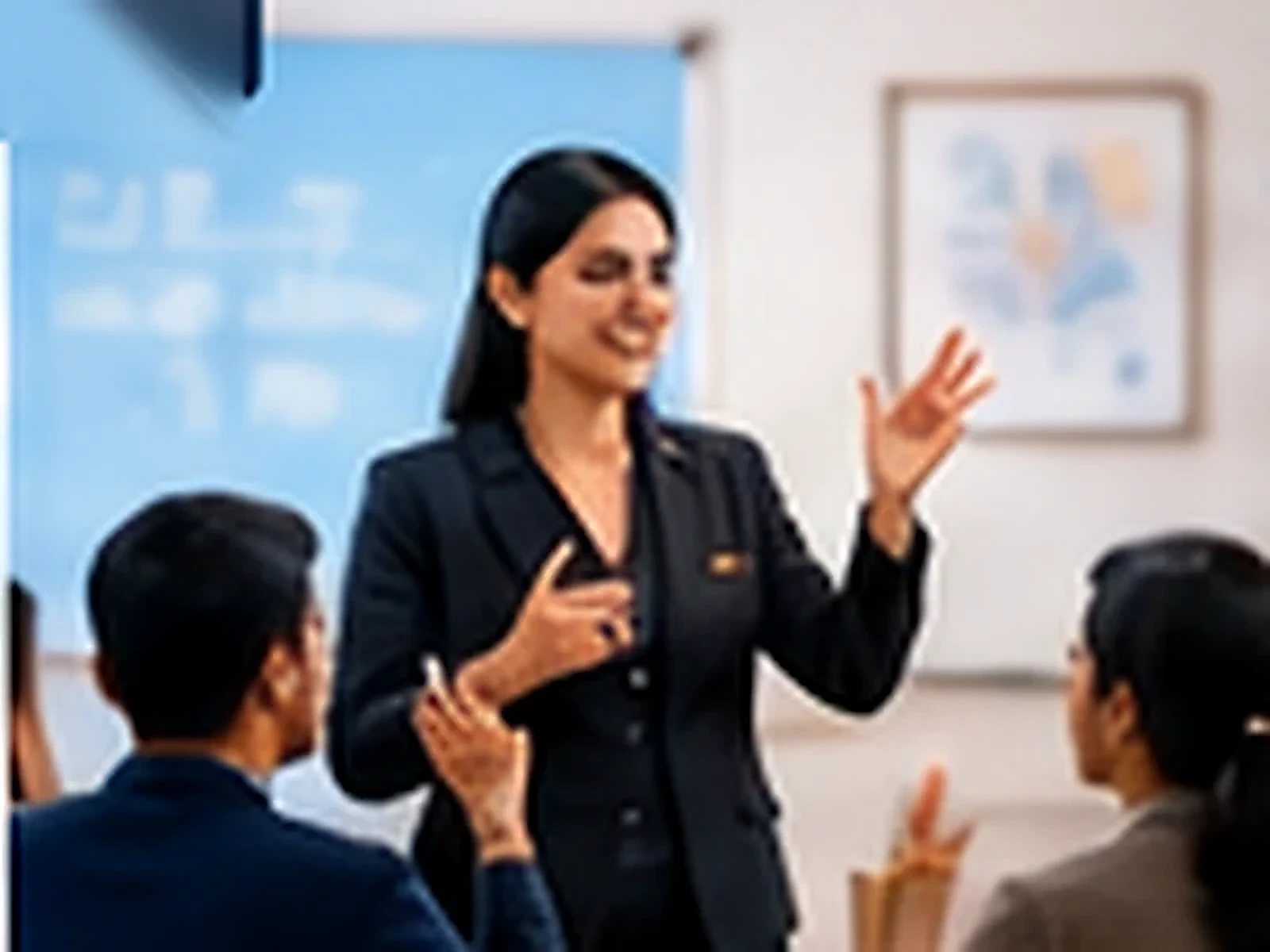Illustration for Indian Sign Language for Corporate Professionals and Teams