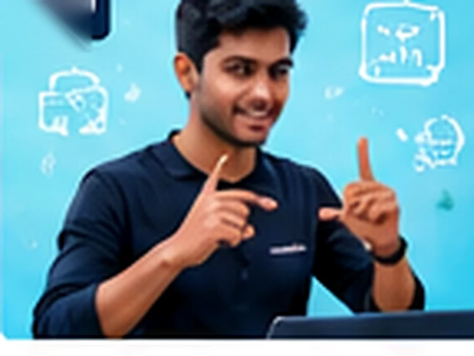 Illustration for Indian Sign Language Education Vocabulary for Teachers